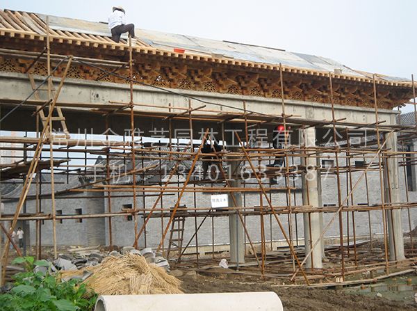 蒼龍街大牌樓施工現(xiàn)場(chǎng) (24)